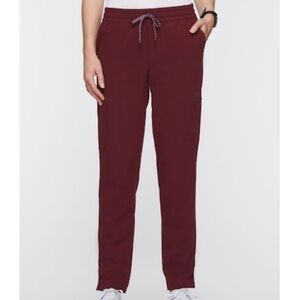 Jaanuu 7-pocket Scrub Pant in Wine